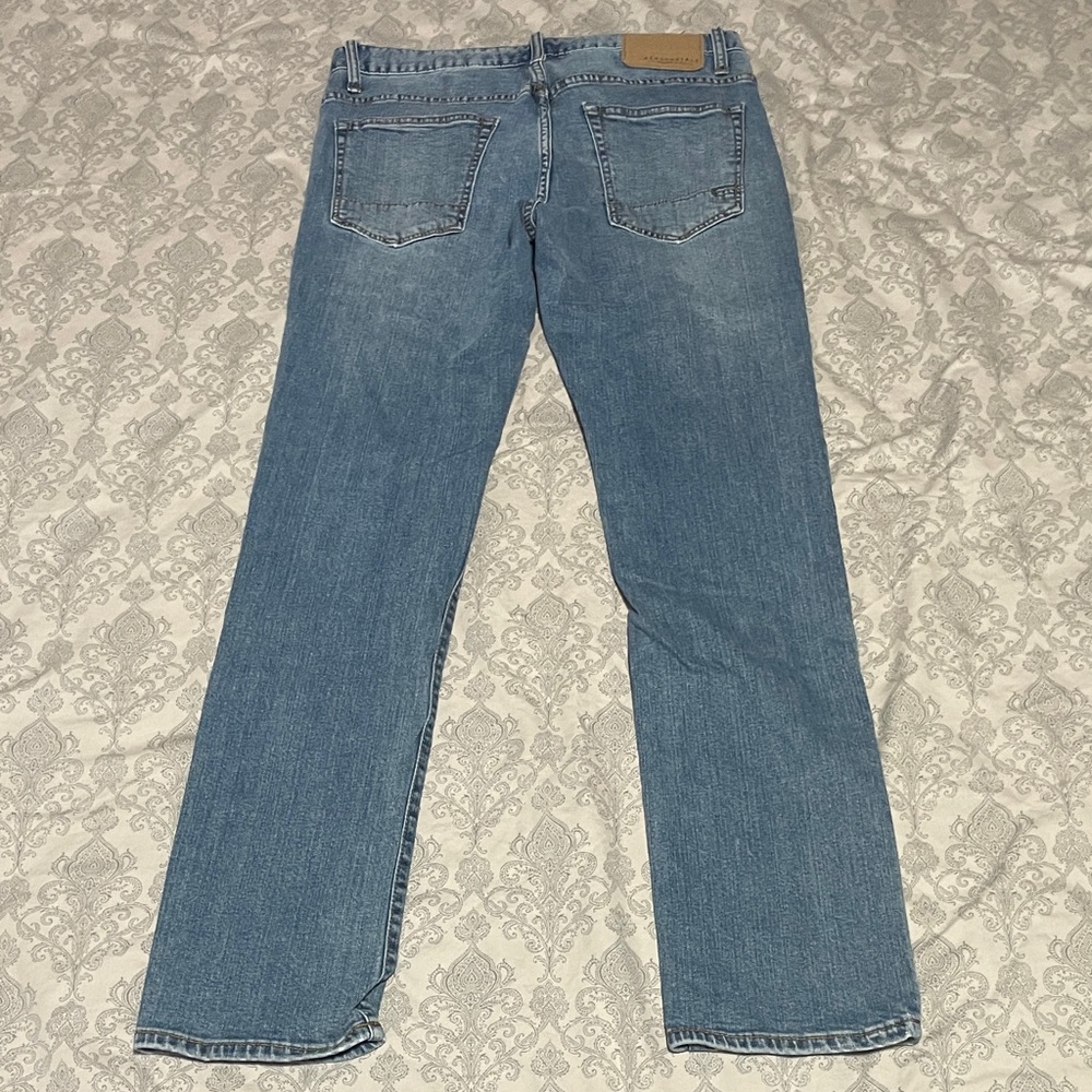 Aeropostale Light Blue Straight Leg Jeans